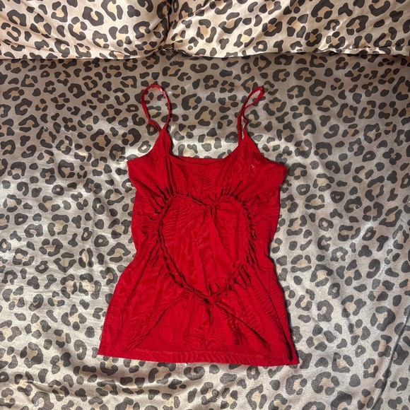 Hand Made Red Cami fairy Woven Heart ❤️ - Picture 1 of 4